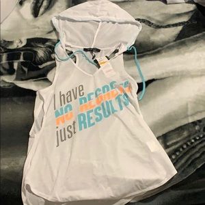 Sleeveless hoodie
